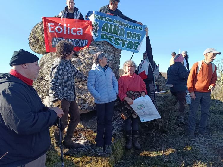 Nova protesta para parar o proxecto eólico Cantanarrás, entre a Limia, Xurés e Celanova 