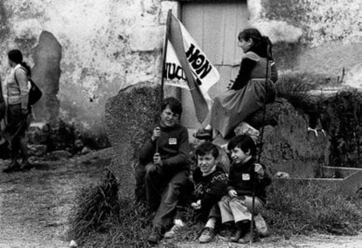 Protesta contra a central nuclear de Xove 