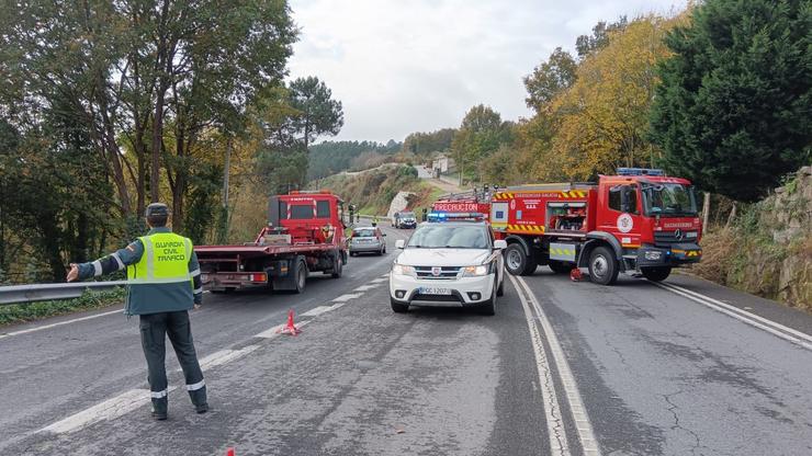 Accidente en Coles cun morto / GARDA CIVIL