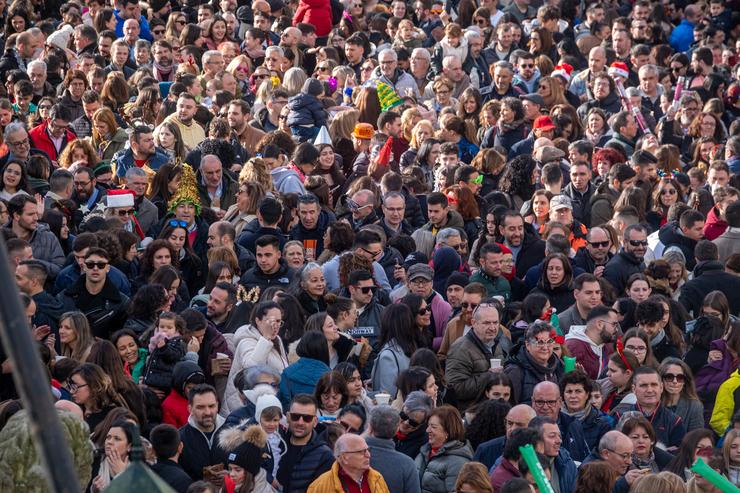 Festa das uvas para celebrar o Ano Novo en Vilagarcía 