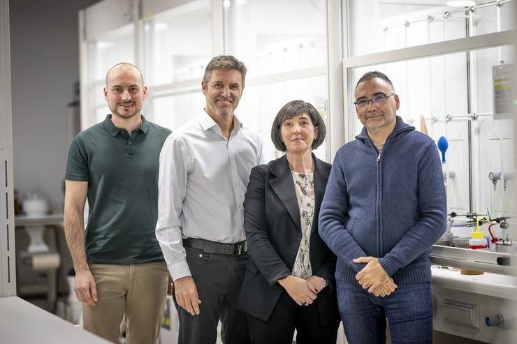 Carme Pampín, Jacobo Cruces, Julio Castro e Ramon Bosser, fundadores de  Iteria Biopharma / remitida