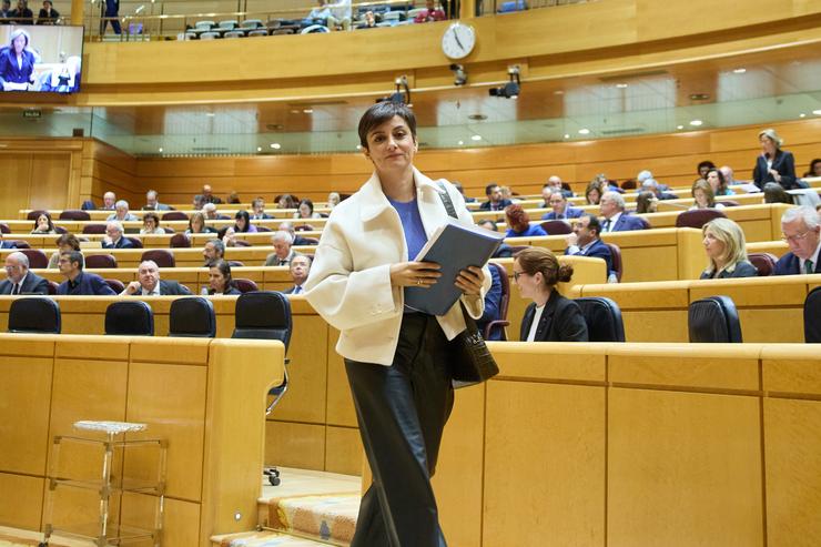 A ministra de Vivenda e Axenda Urbana, Isabel Rodríguez, no Senado, a 12 de novembro de 2024, en Madrid 