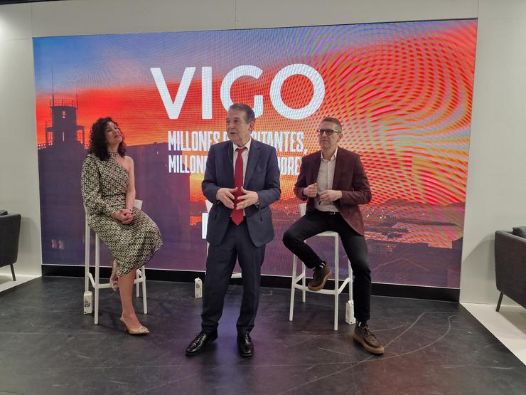 Abel Caballero na presentación de Vigo en Fitur o pasado ano / PEDRO DAVILA - Arquivo