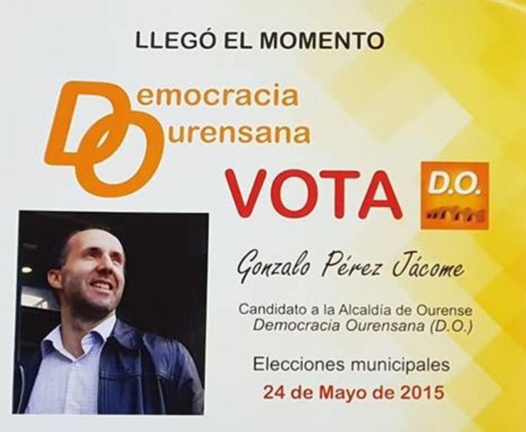 'Llegó el momento', lema de Democracia Ourensana para as eleccións municipais de 2015 