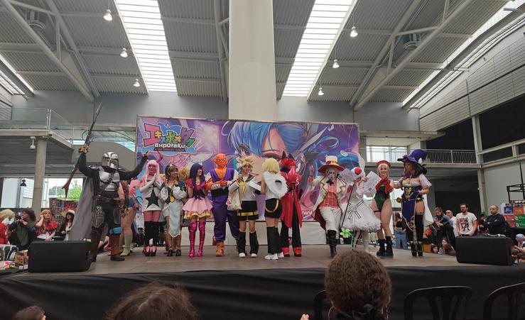 Participantes do concurso de cosplay da Expotaku A Coruña 2024 