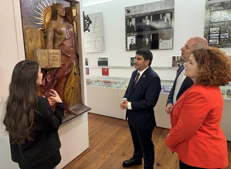 O delegado do Goberno en Galicia, Pedro Branco, visita o Museo Casares Quiroga / DELEGACIÓN DO GOBERNO EN GALICIA