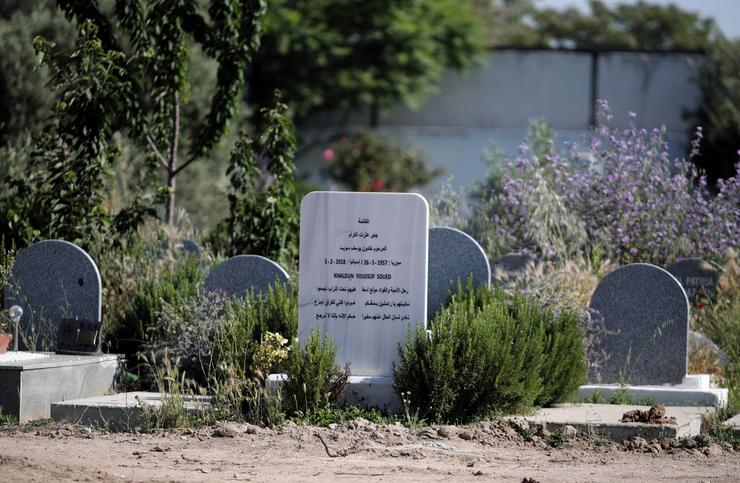 Arquivo - Lápidas situadas no cemiterio musulmán de Griñón (Madrid). En Griñón, Madrid (España) a 22 de maio de 2020.. Eduardo Parra - Europa Press - Arquivo / Europa Press