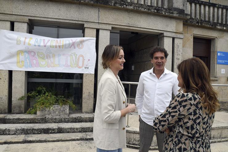 A conselleira de Política Social, Fabiola García, visita a residencia de tempo de libre do Carballiño. XUNTA DE GALICIA