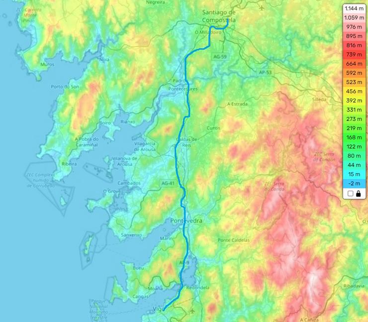 AP-9 de Santiago a Vigo 