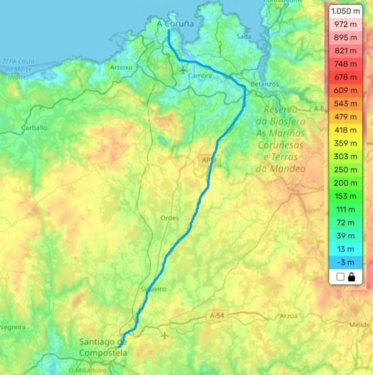 AP-9 de Santiago á Coruña 