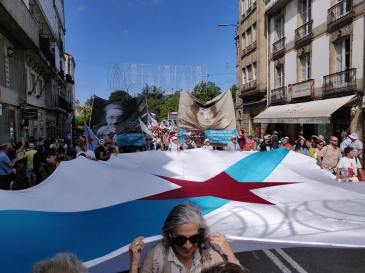 Manifestación do BNG no Día da Patria, o 25 de Xullo 