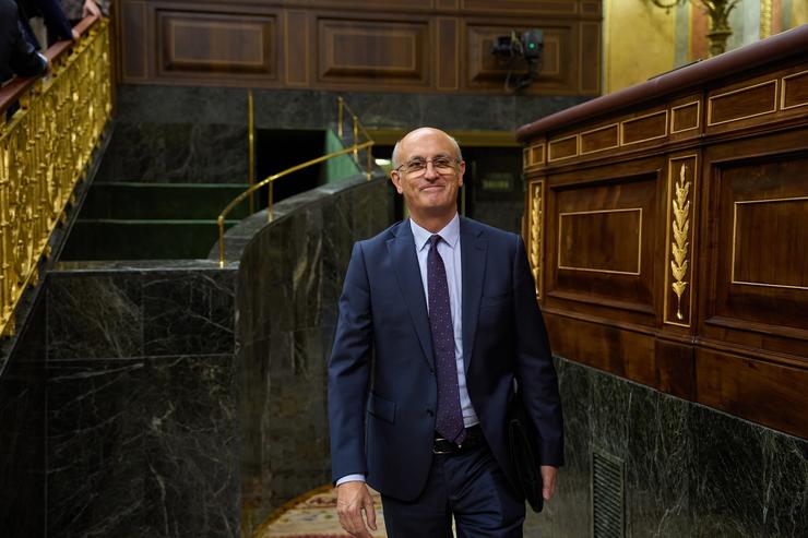 Celso Delgado no Congreso dos Deputados. DIEGO PORTA 