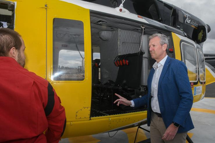 Rueda visita a nova base aérea Verín-Oímbra.. XUNTA 