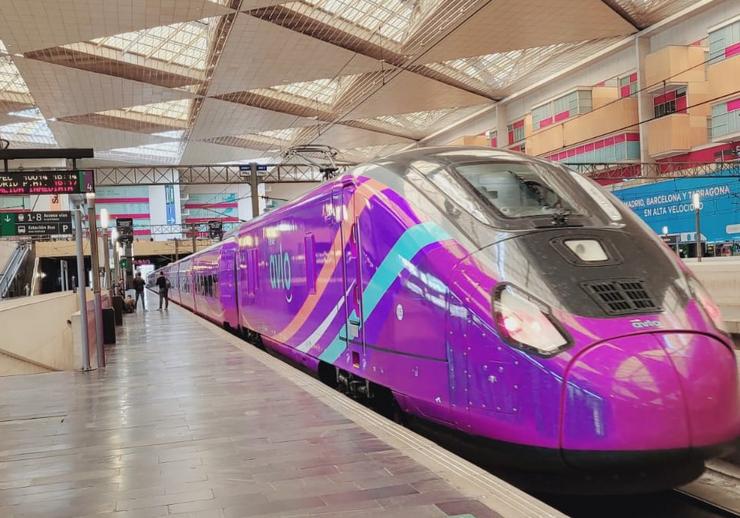 Arquivo - Os Avlo S106 teñen unha capacidade de 581 prazas distribuídas en doce coches de viaxeiros.. RENFE - Arquivo 