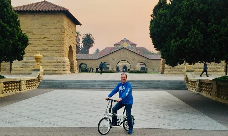 Pedaleando con Dahon por Stanford