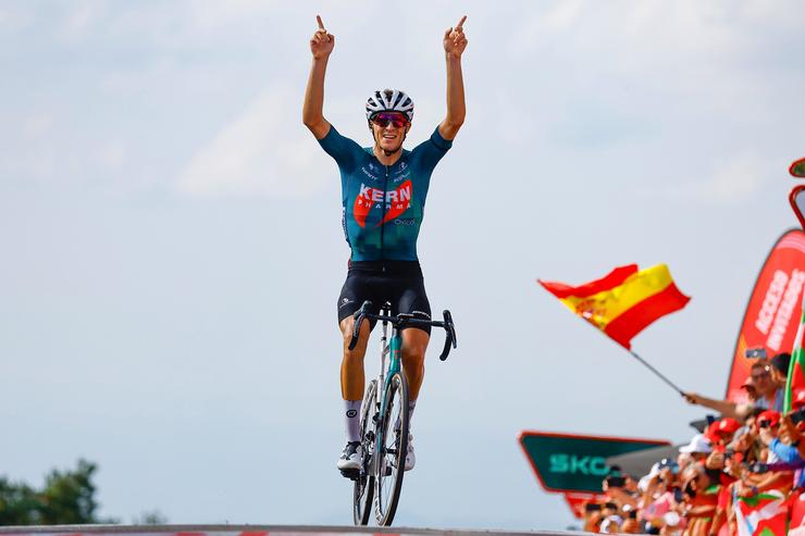 Pablo Castrillo vencedor da etapa 12 de La Vuelta 2024. LA VUELTA 