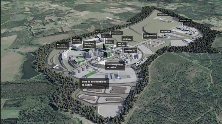 Infografía do proxecto de fábrica de Altri / GREENFIBER - Arquivo  / Europa Press