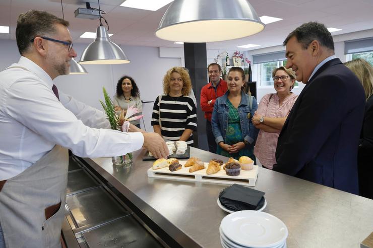 O conselleiro de Educación, Román Rodríguez, visita o Centro Integrado de FP CIFP Fraga do Eume. XUNTA DE GALICIA 