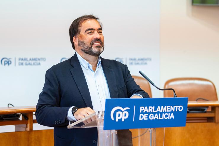 O portavoz do PP no Parlamento galego, Alberto Pazos Couñago. PP / Europa Press