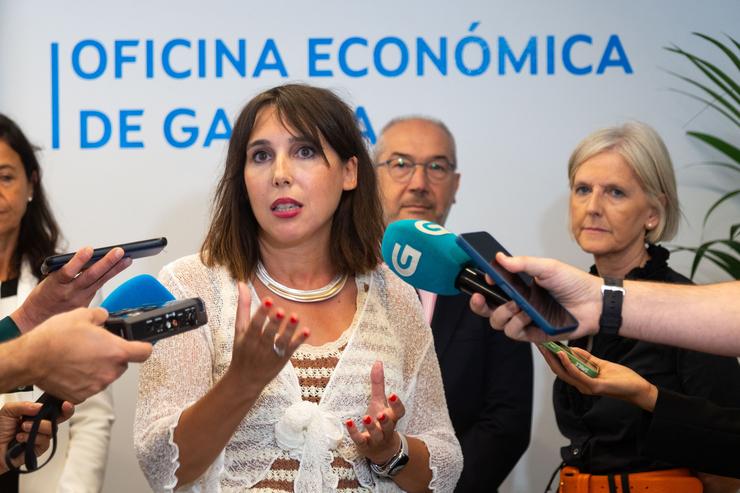 A conselleira de Economía e Industria, María Jesús Lorenzana, visitará as dependencias da Oficina Económica de Galicia.. XOÁN CRESPO