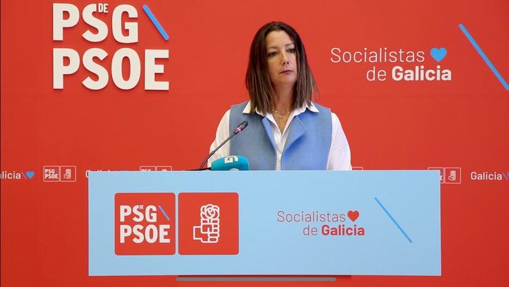 A deputada do PSdeG Lara Méndez. PSDEG 