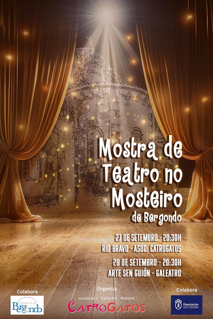 Arquivo - Cartel da Mostra de Teatro non Mosteiro.. ASOCIACIÓN CATRO GATOS - Arquivo 