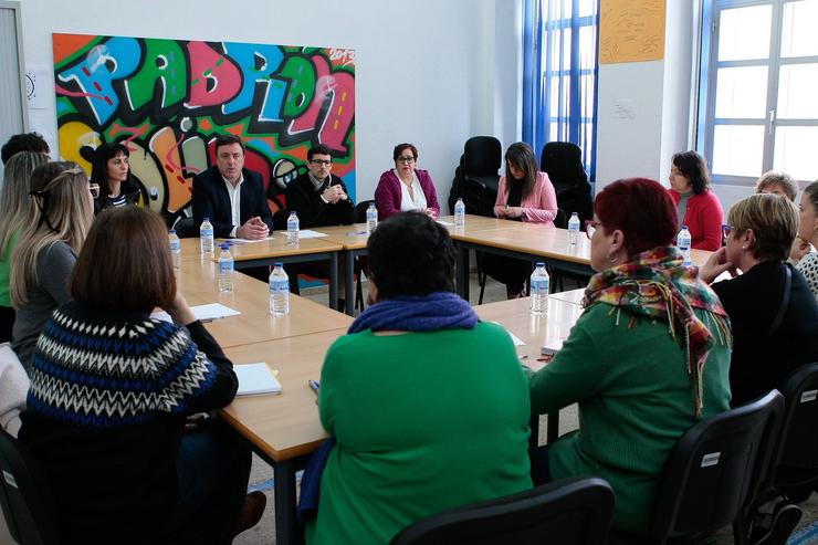 Arquivo - O presidente da Deputación da Coruña, Valentín González Formoso, mantén un encontro con representantes do SAF. DEPUTACIÓN DA CORUÑA - Arquivo 