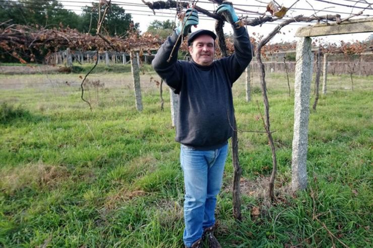 Roberto Rivas, presidente da Asociación Galega de Viticultura (AGV) 