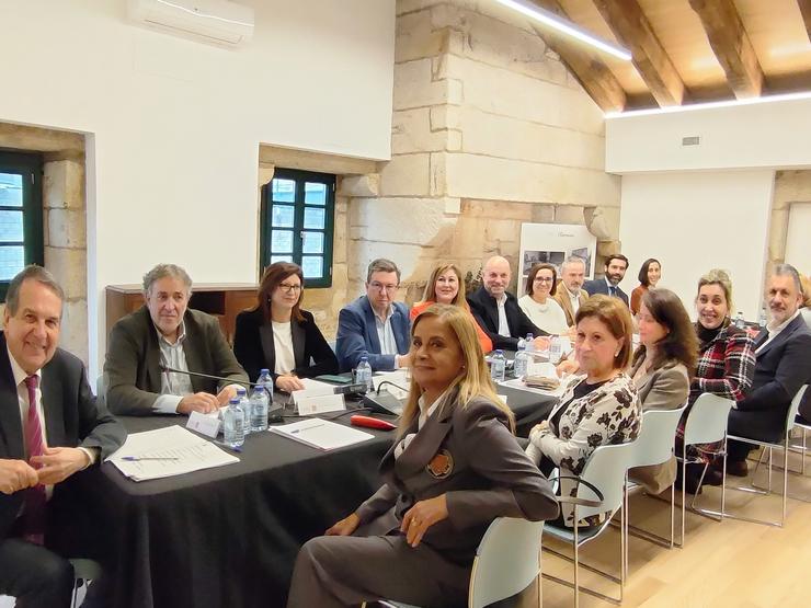 Reunión do goberno municipal de Vigo no Pazo da Raposeira, a 10 de xaneiro de 2025 / Europa Press