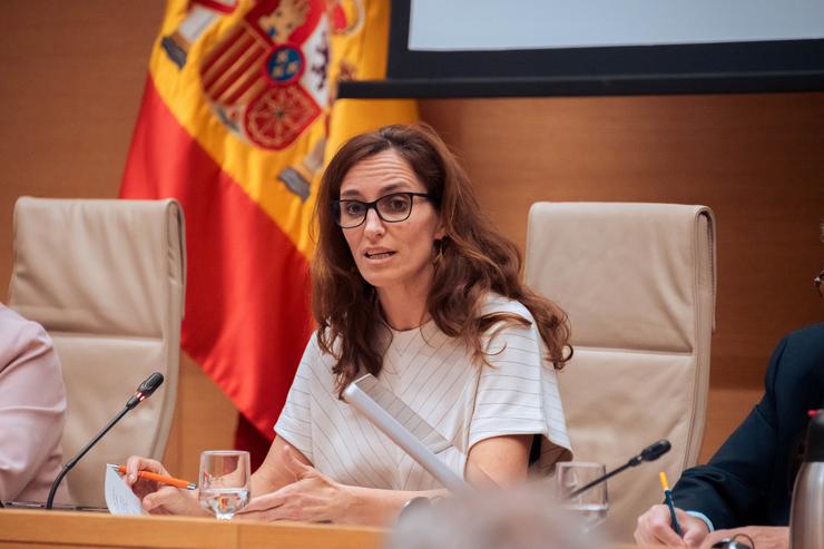 A ministra de Sanidade, Mónica García.. Gabriel Luengas - Europa Press / Europa Press