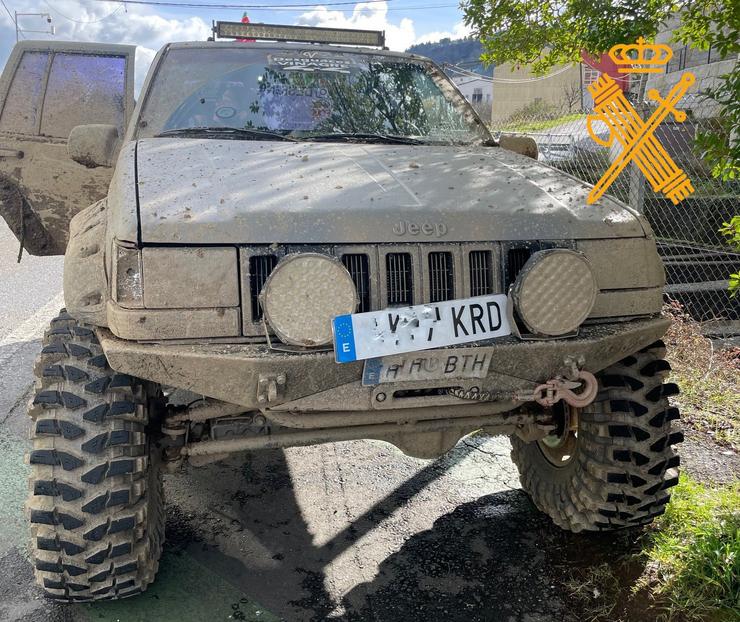 Investigan a un veciño de Zamora por participar nunha ruta 4x4 en Becerreá con matrículas falsas / GARDA CIVIL