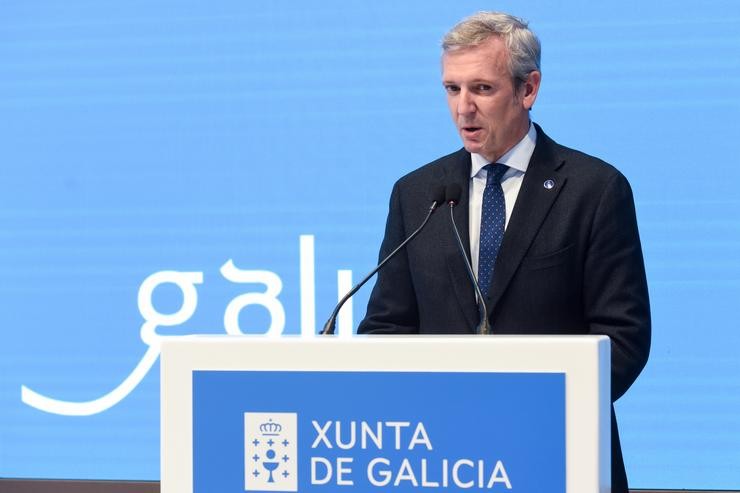 Arquivo - O presidente da Xunta, Alfonso Rueda, participa na presentación de 'Galicia, unha viaxe enogastronómica e sustentable' da terceira xornada da Feira Internacional de Turismo, FITUR 2023, en IFEMA Madrid, a 20 de xaneiro de 2023, en Madr. Gustavo Valente - Europa Press - Arquivo 