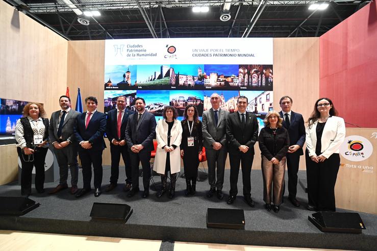 Cidades Patrimonio presenta en Fitur unha nova estratexia promocional en colaboración con Turespaña.. CIDADES PATRIMONIO 