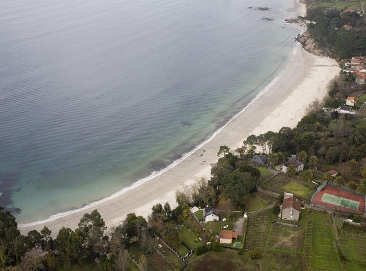 Praia de Lapaman, en Marin 