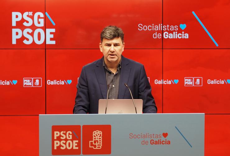 O europarlamentario galego do PSdeG, Nicolás González Casares 