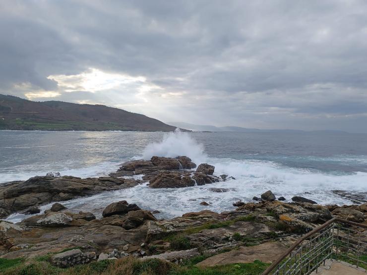 Imaxe do mar na costa de Caión, no municipio coruñés da Laracha / Arquivo