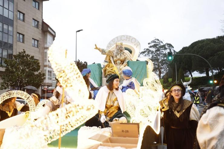 Cabalgata dos Reis Meigos en Santiago de Compostela, a 4 de xaneiro de 2025.. CONCELLO DE SANTIAGO 