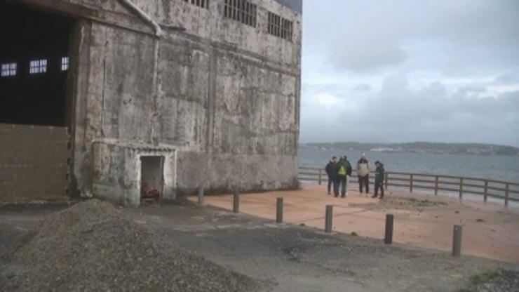 Antigas instalacións de Fariñas do Atlántico (Hadasa), na Pobra do Caramiñal 