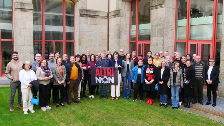 A portavoz nacional do BNG, Ana Pontón, no Parlamento Aberto organizado polo BNG no Parlamento de Galicia 