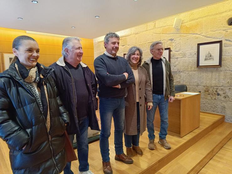 Presentación dos actos con motivo da inauguración do Memorial ás 90 vítimas do franquismo enterradas no cemiterio de San Breixo en Celanova 