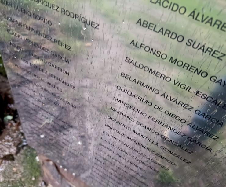 Memorial en Celanova de asasinados o franquismo 