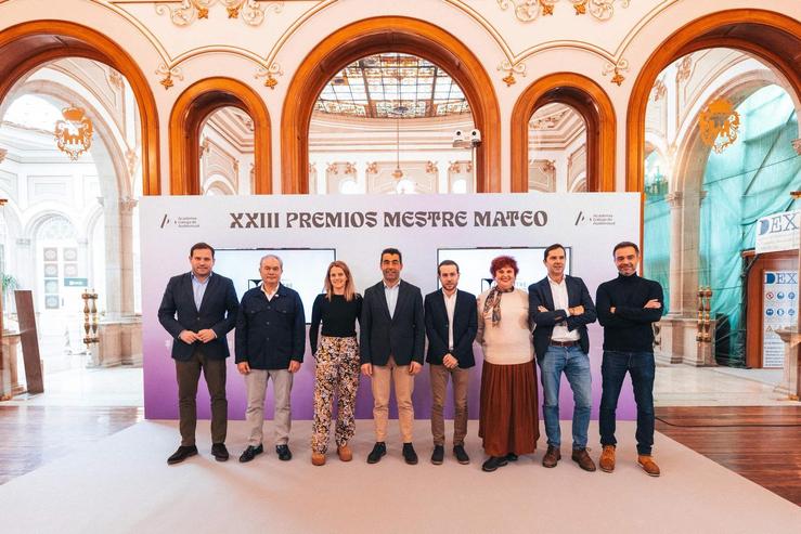 Acto de presentación das candidaturas finalistas dos 'Mestre Mateo'.. XUNTA 