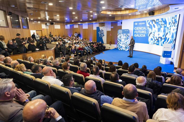 Rueda, durante a súa intervención no acto 