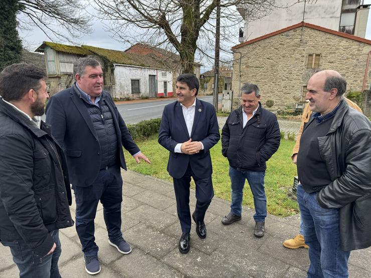 O delegado do Goberno, Pedro Branco, en Toques.. DELEGACIÓN DO GOBERNO 