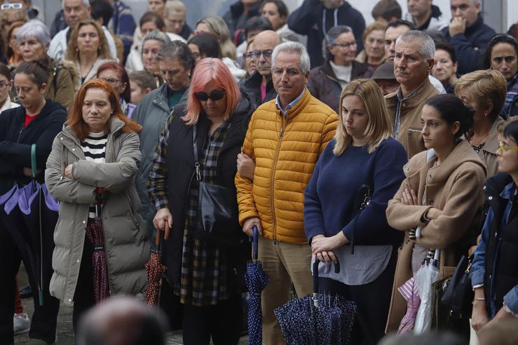 Arquivo - Minuto de silencio tras o asasinato machista de Ronsel Blach en Baiona, en novembro de 2024 