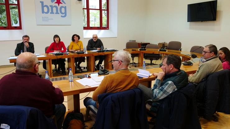 A portavoz nacional do BNG, Ana Pontón, reúnese con representantes de entidades do monte e do ámbito forestal.. BNG 