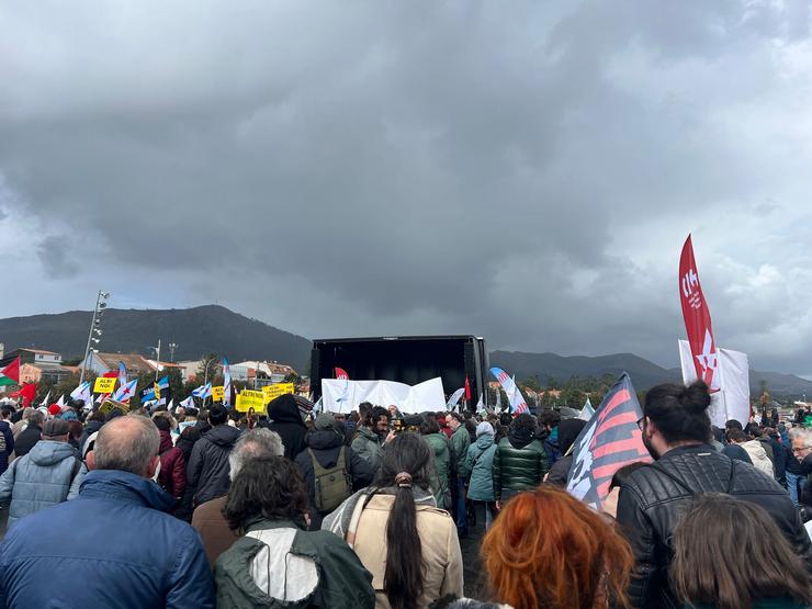 Manifestación na Pobra contra o proxecto de Altri e a Mina de Touro 