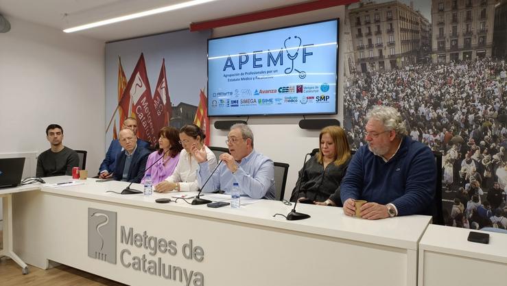 Presentación de Apemyf en Barcelona. 